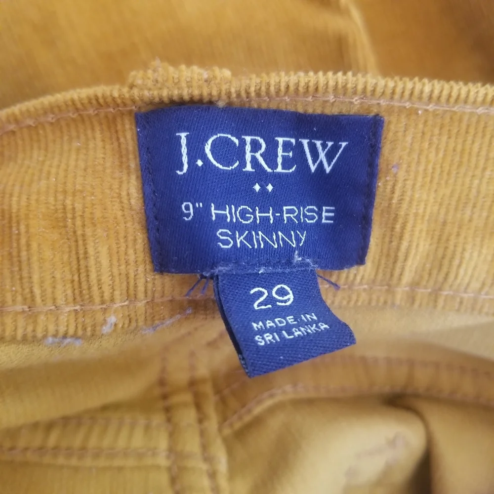 J Crew Factory Corduroy Jeans 9